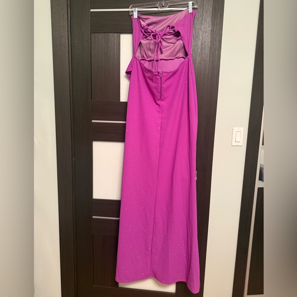 Fashion Nova Sparkling Fuchsia Maxi Dress - Picture 3 of 8